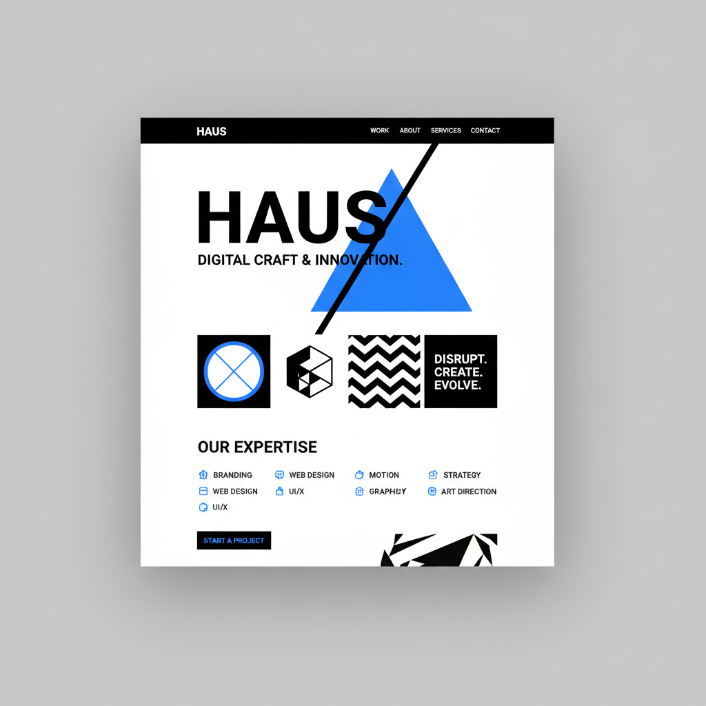 Creative Studio Landing Page