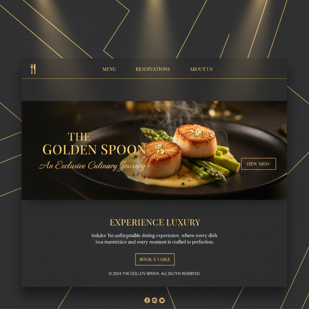 Restaurant Landing Page